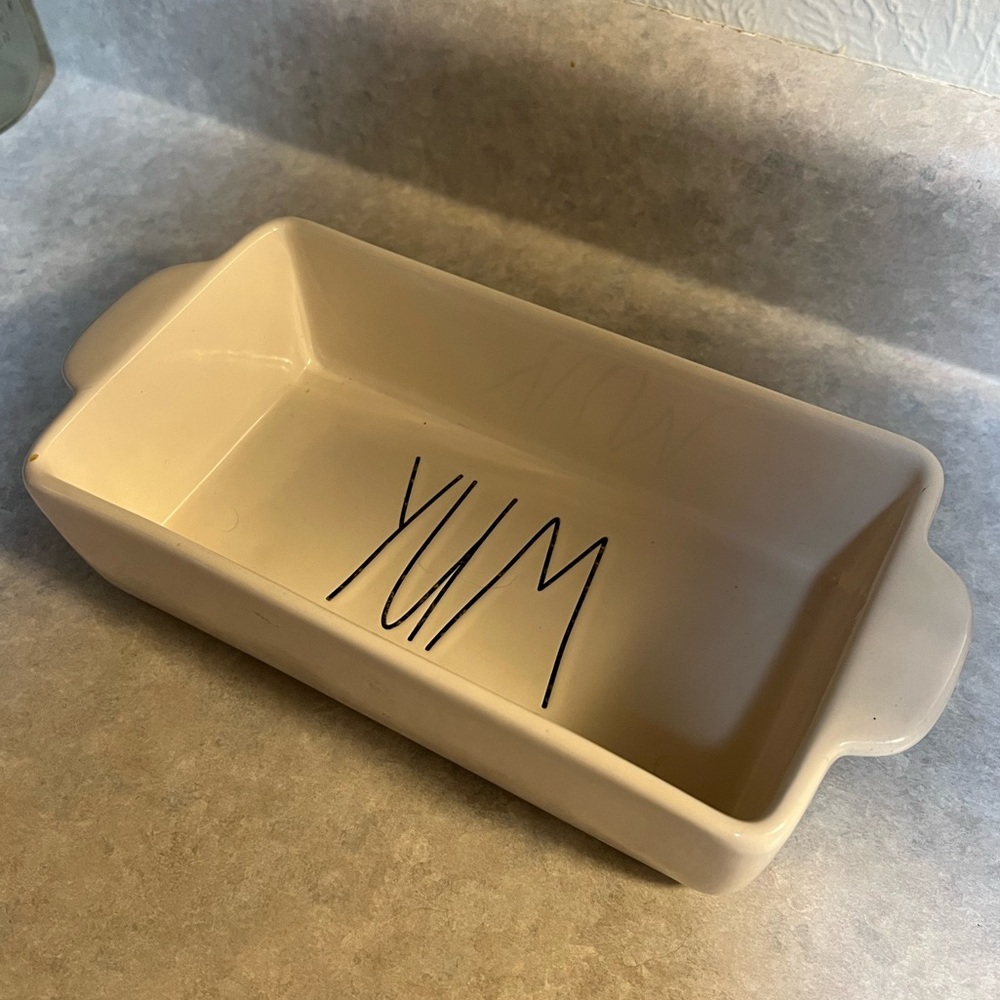 Rae Dunn “yum” meatloaf pan